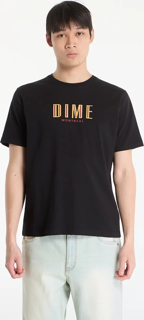 DIME Тениска DIME Blocks T-Shirt UNISEX Black XXL