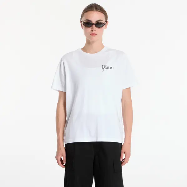 DIME Тениска Dime Challenged T-Shirt UNISEX White M