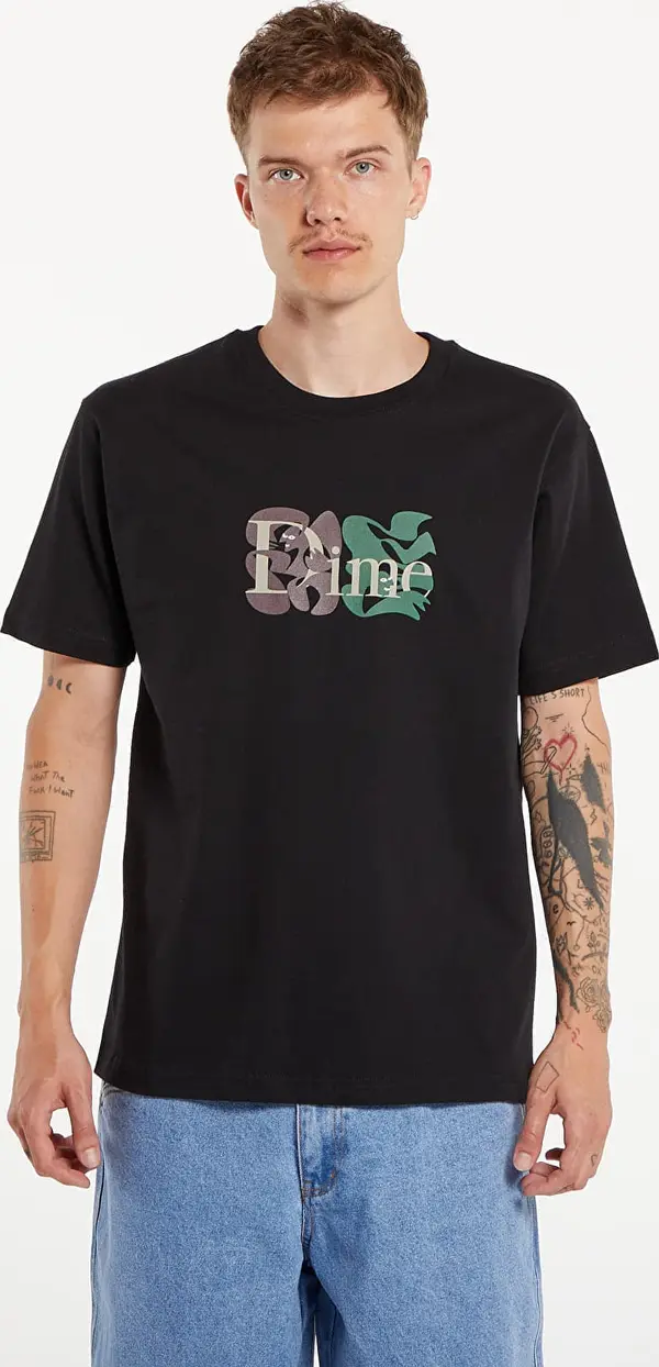 DIME Тениска Dime Classic Duo T-Shirt UNISEX Black XS
