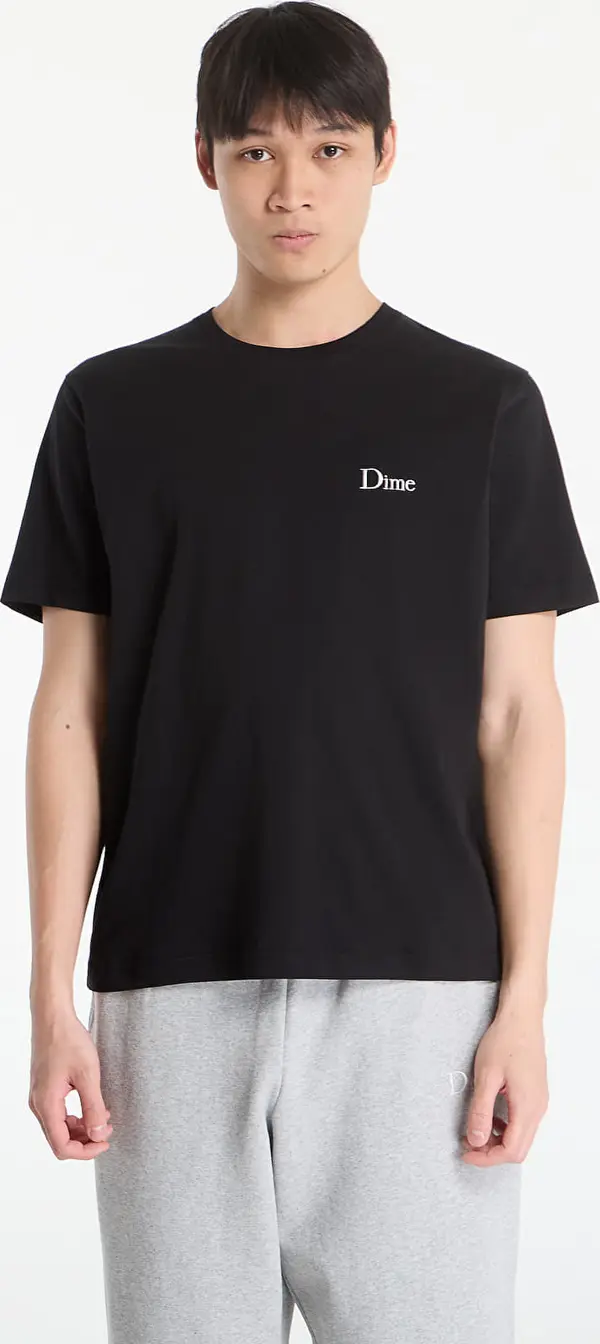 DIME Тениска DIME Classic Small Logo T-Shirt UNISEX Black XXL