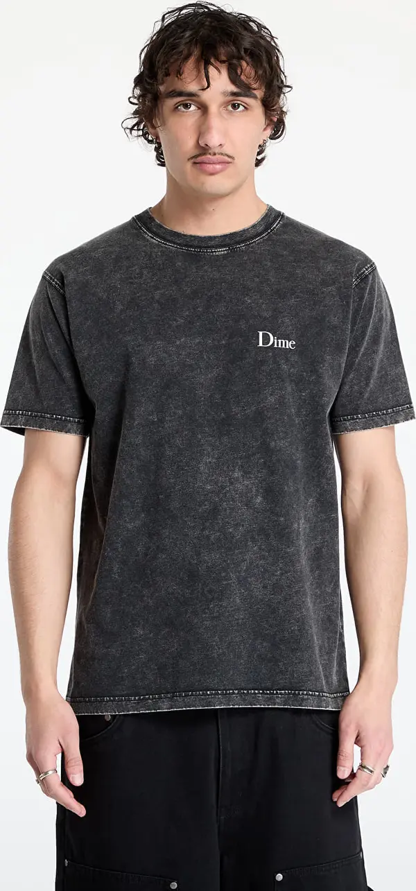DIME Тениска DIME Classic Small Logo T-Shirt UNISEX Faded Black XS