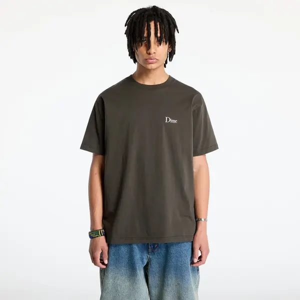 DIME Тениска DIME Classic Small Logo T-Shirt UNISEX Vintage Black S