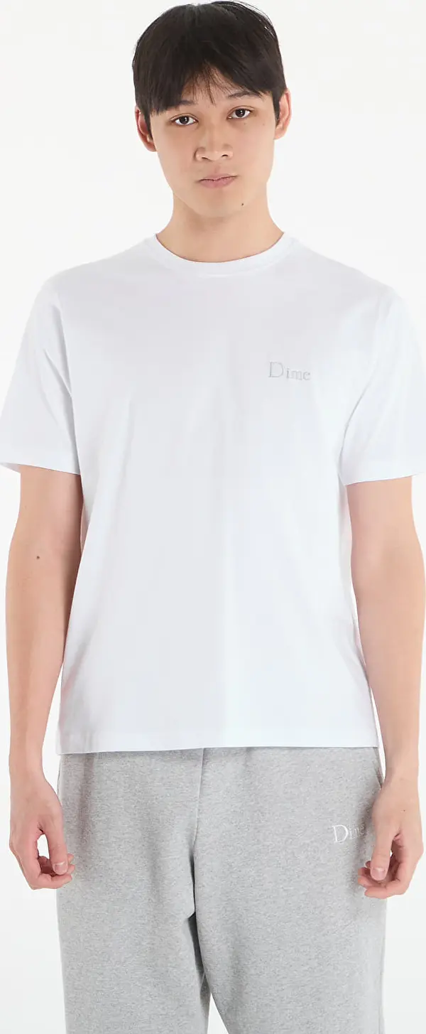 DIME Тениска DIME Classic Small Logo T-Shirt UNISEX White XL