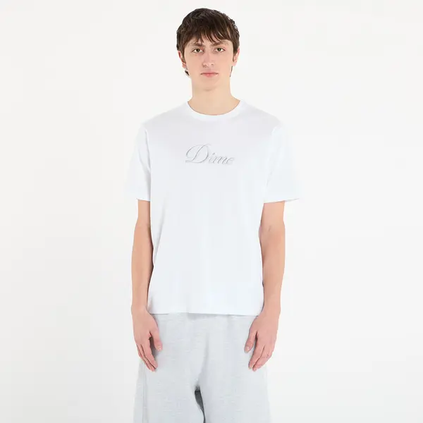 DIME Тениска DIME Cursive T-Shirt UNISEX White S