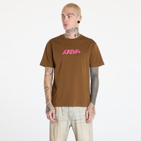 DIME Тениска DIME Happy T-Shirt UNISEX Dark Brown XS