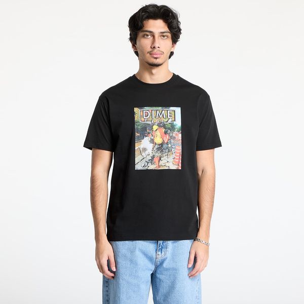 DIME Тениска DIME Pothole T-Shirt UNISEX Black M
