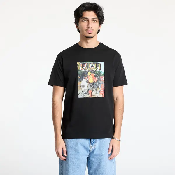 DIME Тениска DIME Pothole T-Shirt UNISEX Black S