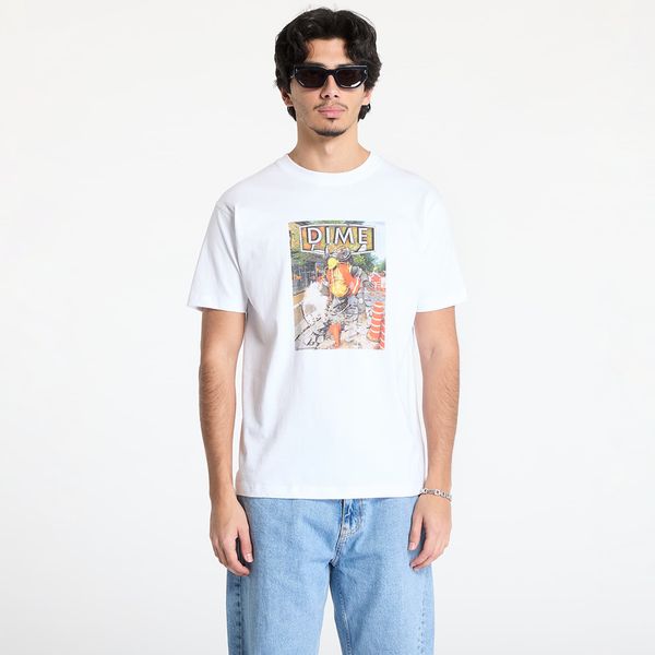 DIME Тениска DIME Pothole T-Shirt UNISEX White S