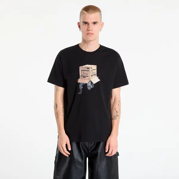 DIME Тениска DIME Solid T-Shirt UNISEX Black L