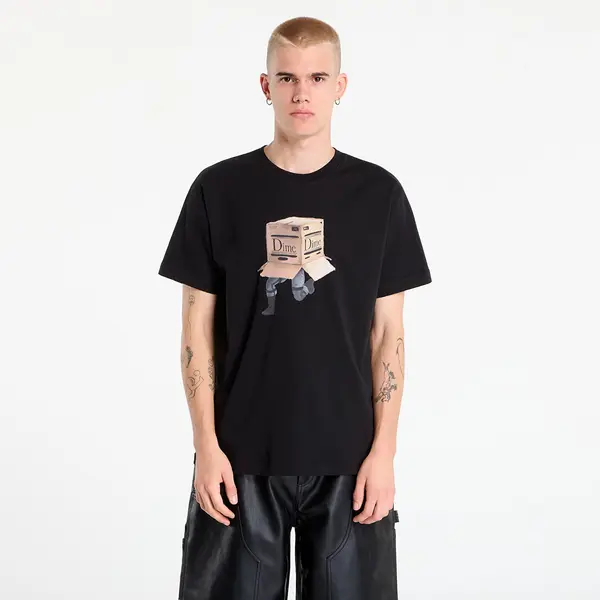 DIME Тениска DIME Solid T-Shirt UNISEX Black XL