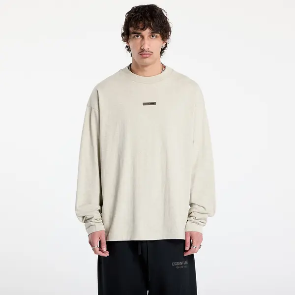 Fear of God Essentials Тениска Fear of God Essentials Classic Long Sleeve Tee Heather Stone L