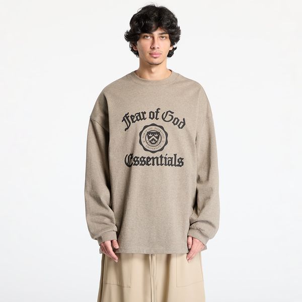 Fear of God Тениска Fear Of God ESSENTIALS Heavy Longsleeve Tee Heather Gray L
