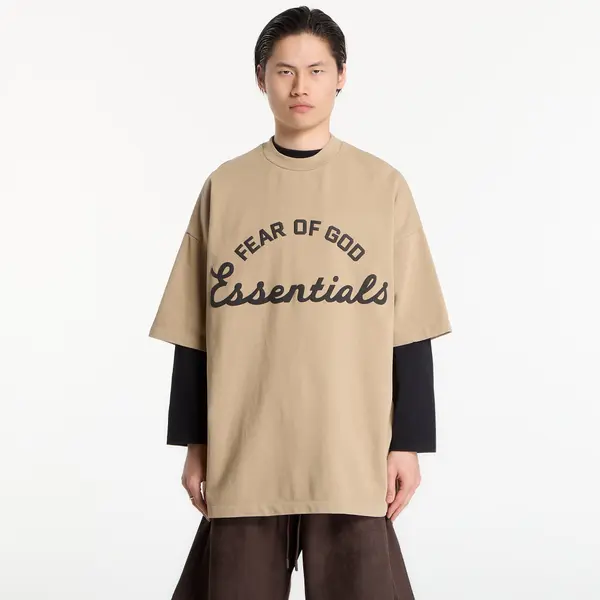 Fear of God Essentials Тениска Fear of God Essentials Training 90'S Short Sleeve Tee Faded Dune M