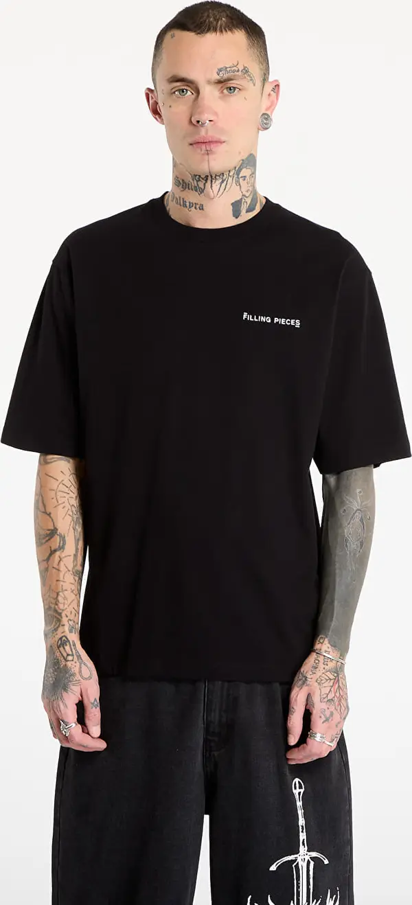 Filling Pieces Тениска Filling Pieces T-Shirt Boxy Black L