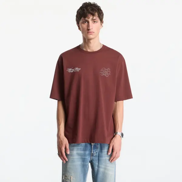 Filling Pieces Тениска Filling Pieces T-Shirt Boxy Bridge The Gap Bitter Chocolate XL