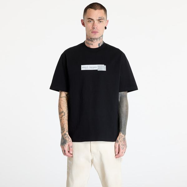 FRED PERRY Тениска FRED PERRY Archive Graphic T-Shirt Black M