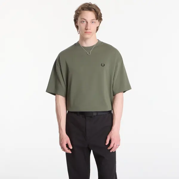 FRED PERRY Тениска Fred Perry Back Vertical Graphic T-Shirt Green L