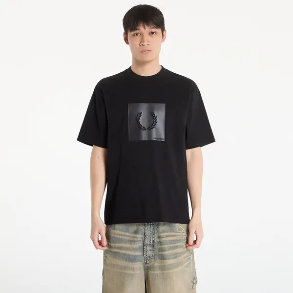 FRED PERRY Тениска FRED PERRY Box Graphic T-Shirt Black M