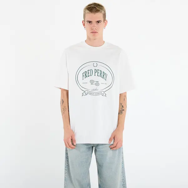 FRED PERRY Тениска FRED PERRY Chosen By Champions T-Shirt Snow White L