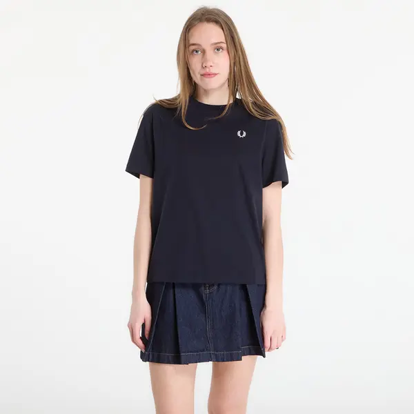 FRED PERRY Тениска FRED PERRY Crew Neck T-Shirt Navy 40