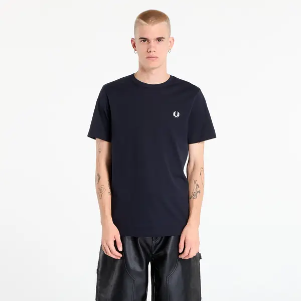 FRED PERRY Тениска FRED PERRY Crew Neck T-Shirt Navy L