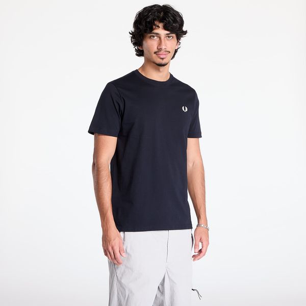 FRED PERRY Тениска FRED PERRY Crew Neck T-Shirt Navy M