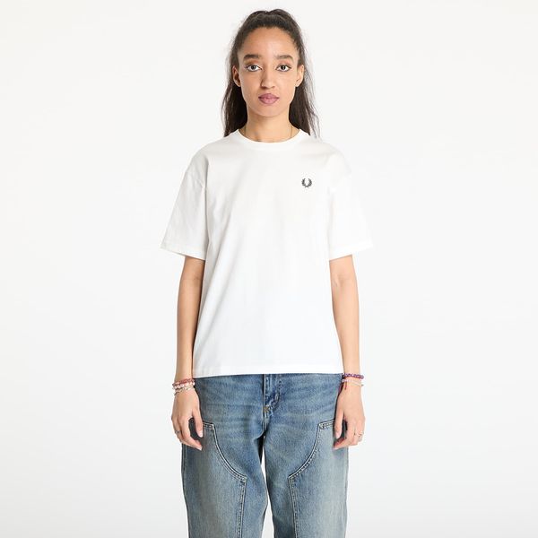 FRED PERRY Тениска FRED PERRY Crew Neck T-Shirt Snow White 36
