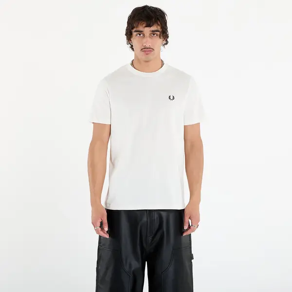 FRED PERRY Тениска FRED PERRY Crew Neck T-Shirt Snow White L