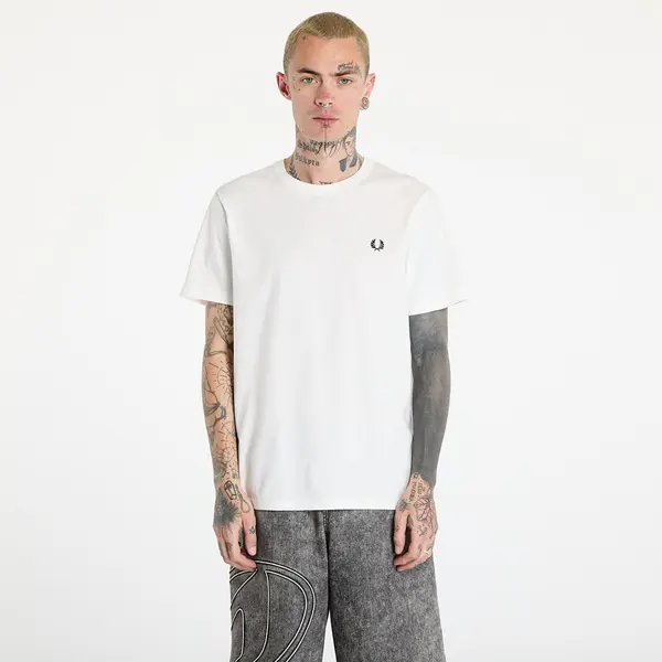 FRED PERRY Тениска FRED PERRY Crew Neck Tee Snow White XL