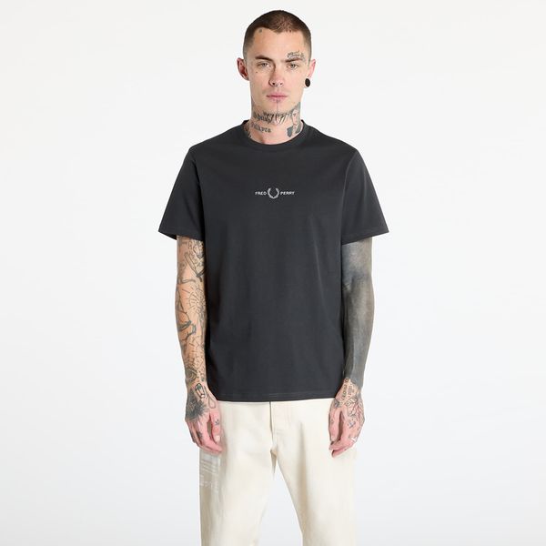 FRED PERRY Тениска FRED PERRY Embroidered T-Shirt Anchor Grey L