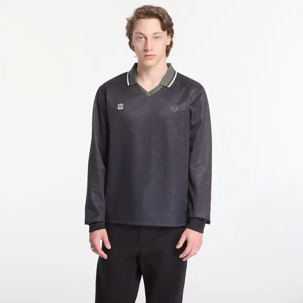 FRED PERRY Тениска Fred Perry Meyba Printed Ls Polo Shirt Black M