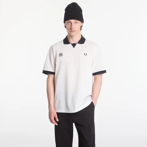 FRED PERRY Тениска Fred Perry Meyba Printed Polo Shirt Beige L