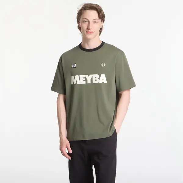 FRED PERRY Тениска Fred Perry Meyba Ringer T-Shirt Green XL