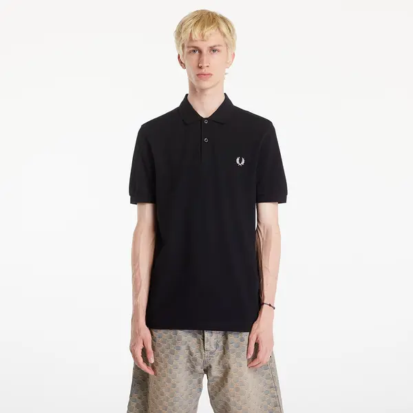 FRED PERRY Тениска FRED PERRY Plain Polo T-Shirt Black XL