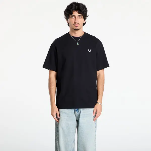 FRED PERRY Тениска FRED PERRY Relaxed T-Shirt Black M