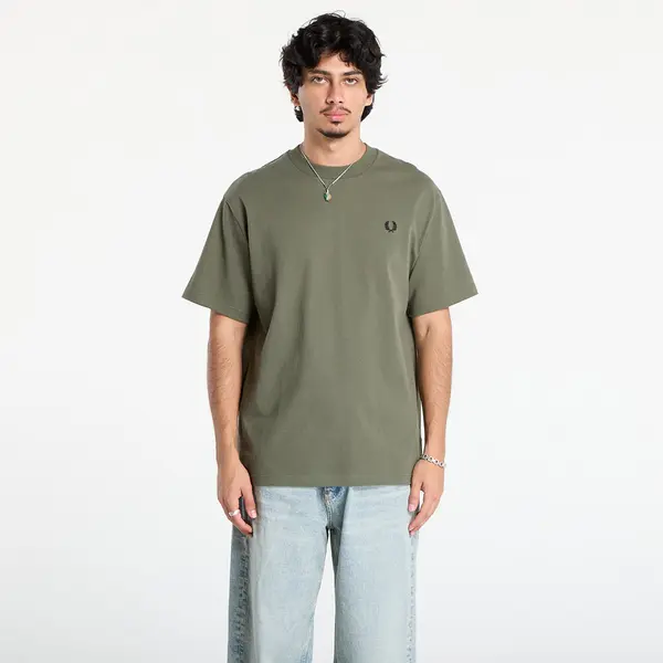 FRED PERRY Тениска FRED PERRY Relaxed T-Shirt Laurel W Green S