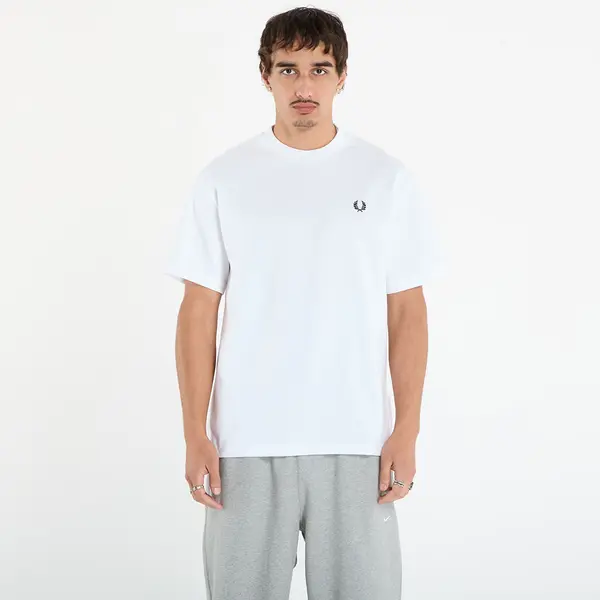 FRED PERRY Тениска FRED PERRY Relaxed T-Shirt White L