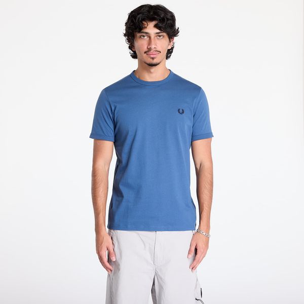 FRED PERRY Тениска FRED PERRY Ringer T-Shirt Midnight Blue S