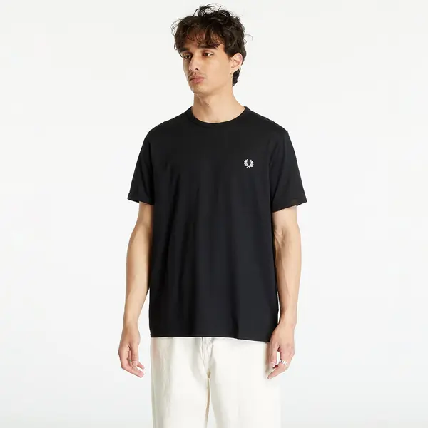 FRED PERRY Тениска FRED PERRY Ringer Tee Black M