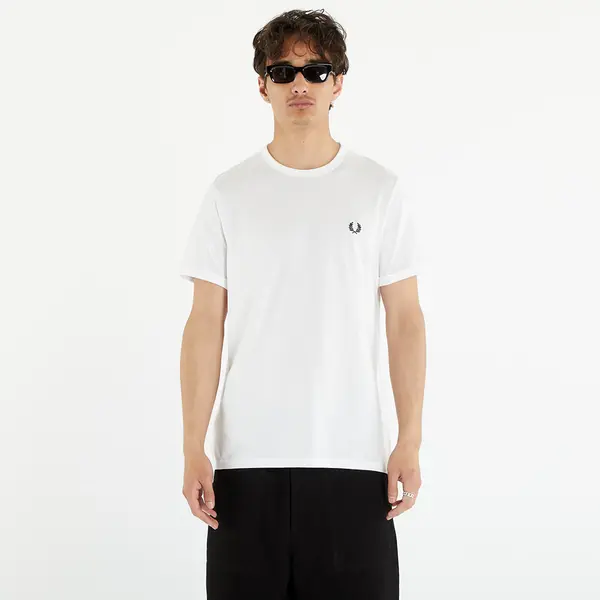 FRED PERRY Тениска FRED PERRY Ringer Tee White XL