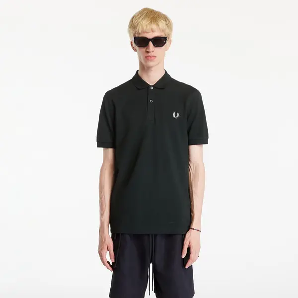 FRED PERRY Тениска FRED PERRY The Polo Short Sleeve Tee Night Green/ Snow White M