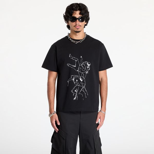 HELIOT EMIL Тениска HELIOT EMIL Shelter Printed T-Shirt UNISEX Black L