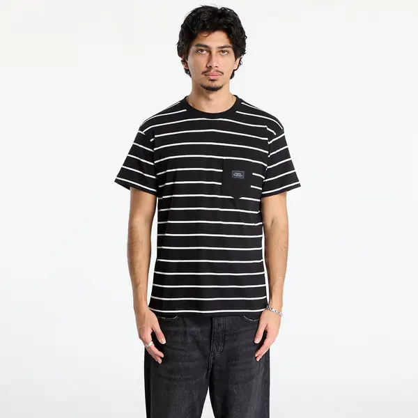 Horsefeathers Тениска Horsefeathers Alpha T-Shirt Black Stripes M
