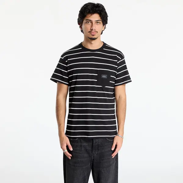 Horsefeathers Тениска Horsefeathers Alpha T-Shirt Black Stripes S