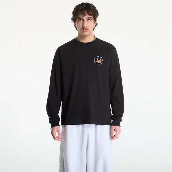 Horsefeathers Тениска Horsefeathers Altitude Ls T-Shirt Black L