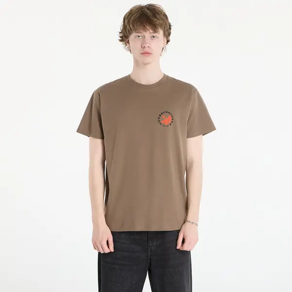 Horsefeathers Тениска Horsefeathers Altitude T-Shirt Fossil M