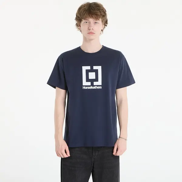 Horsefeathers Тениска Horsefeathers Base T-Shirt Indigo L