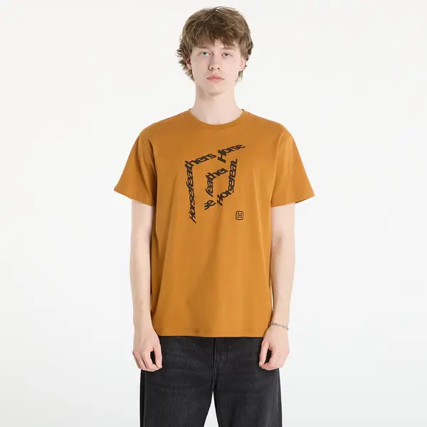 Horsefeathers Тениска Horsefeathers Cube T-Shirt Pumpkin L