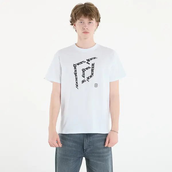 Horsefeathers Тениска Horsefeathers Cube T-Shirt White L