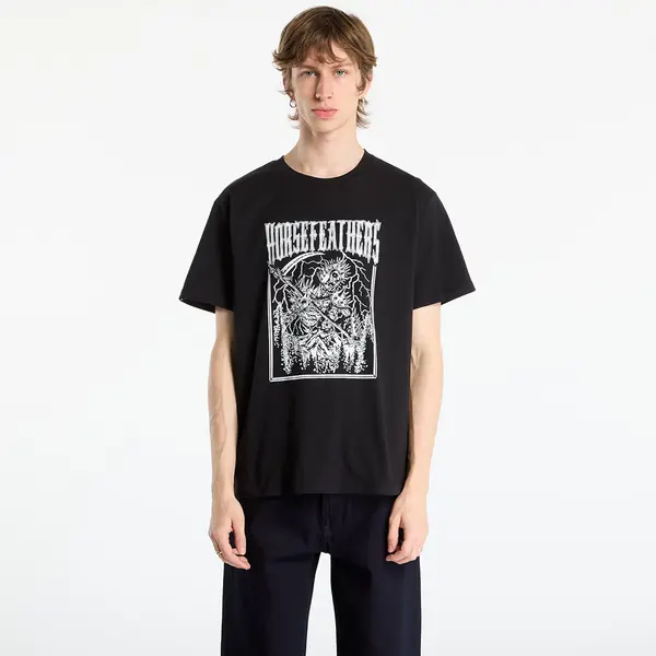 Horsefeathers Тениска Horsefeathers Danihell T-Shirt Black M
